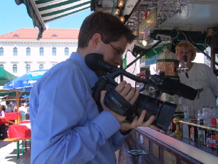 Videoreporter unterwegs in Mnchen